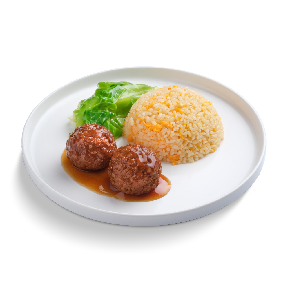 SM01-HK Express x Ging Sun Ho Braised Pork Meatballs with Fried Rice