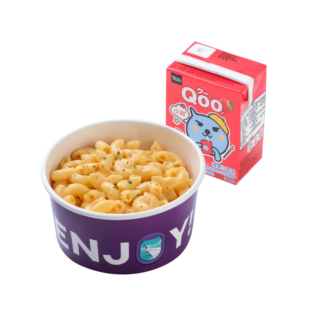 Triple-Cheese Mac & Cheese (includes Qoo juice) Triple-Cheese Mac & Cheese