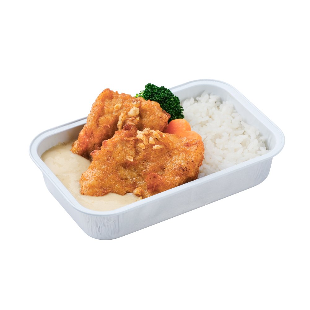 White Curry Lemongrass Pork Chop Rice