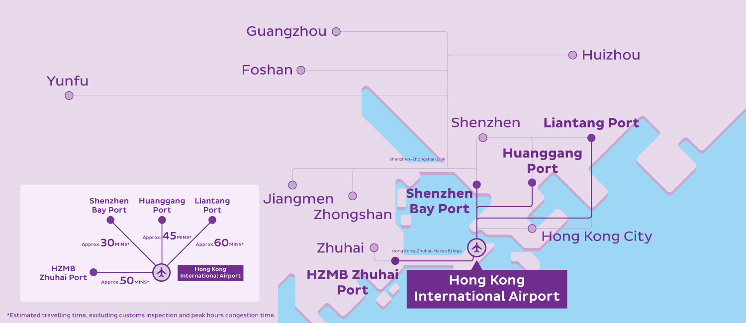 hong kong airport map